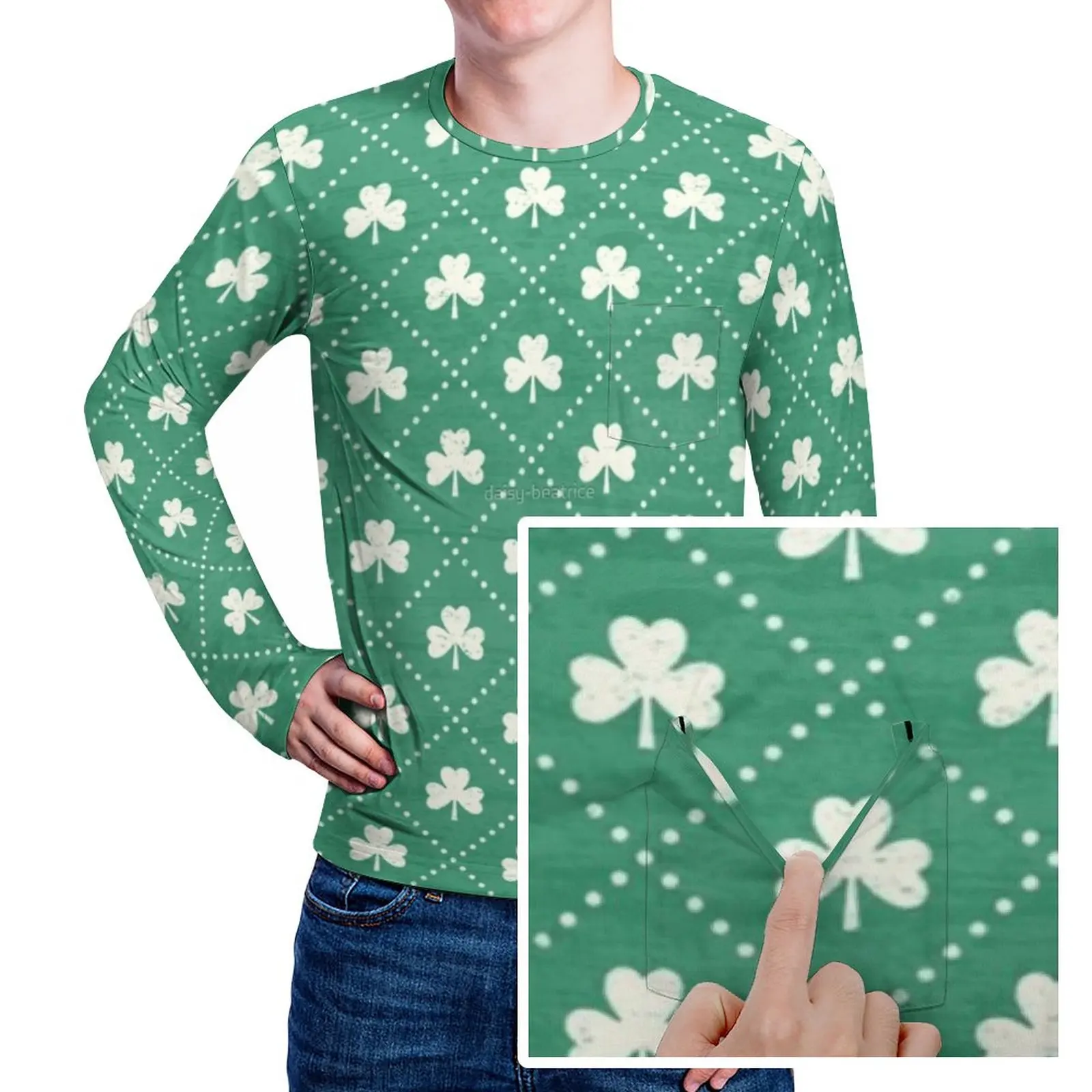 

Футболка мужская с принтом в горошек, осенняя, батальных размеров