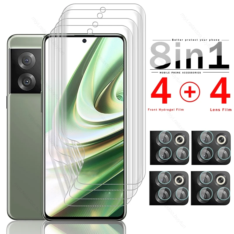 

8 в 1 30000D изогнутая мягкая Гидрогелевая пленка для OnePlus 10 T 5G стекло для камеры на OnePlus10T One Plus 10 T 6,7 "Защита для экрана не стекло