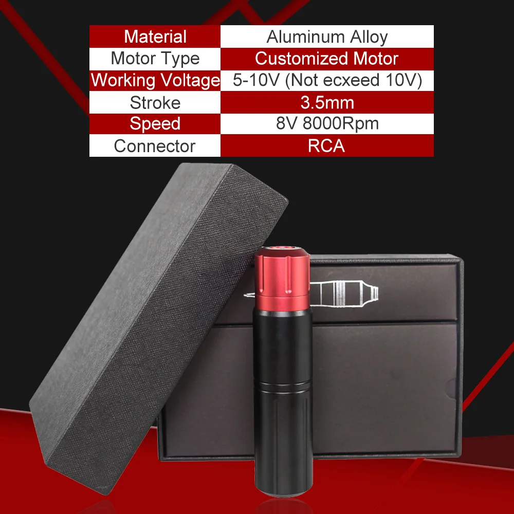 Профессиональная Вращающаяся Тату-машинка Ход 3 5 Мм Электрический Тату-пистолет