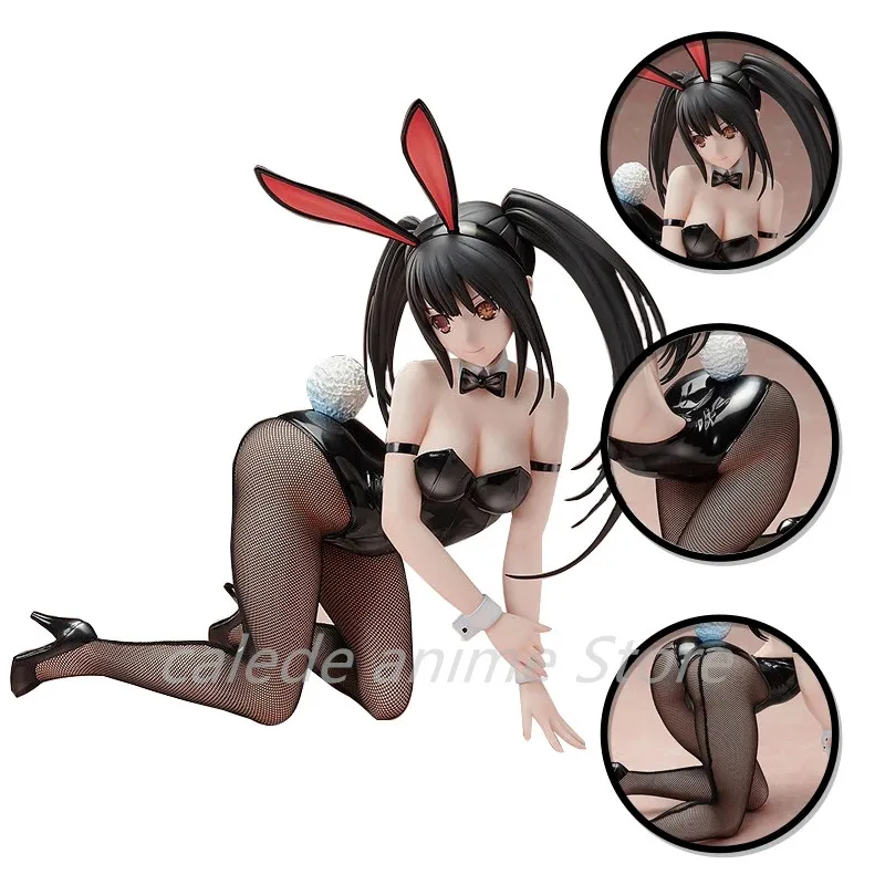 

Anime FREEing B-STYLE Date A Live Kurumi Tokisaki Nightmare PVC Action Figure Toy Sexy Bunny Girl Statue Collection Model Doll