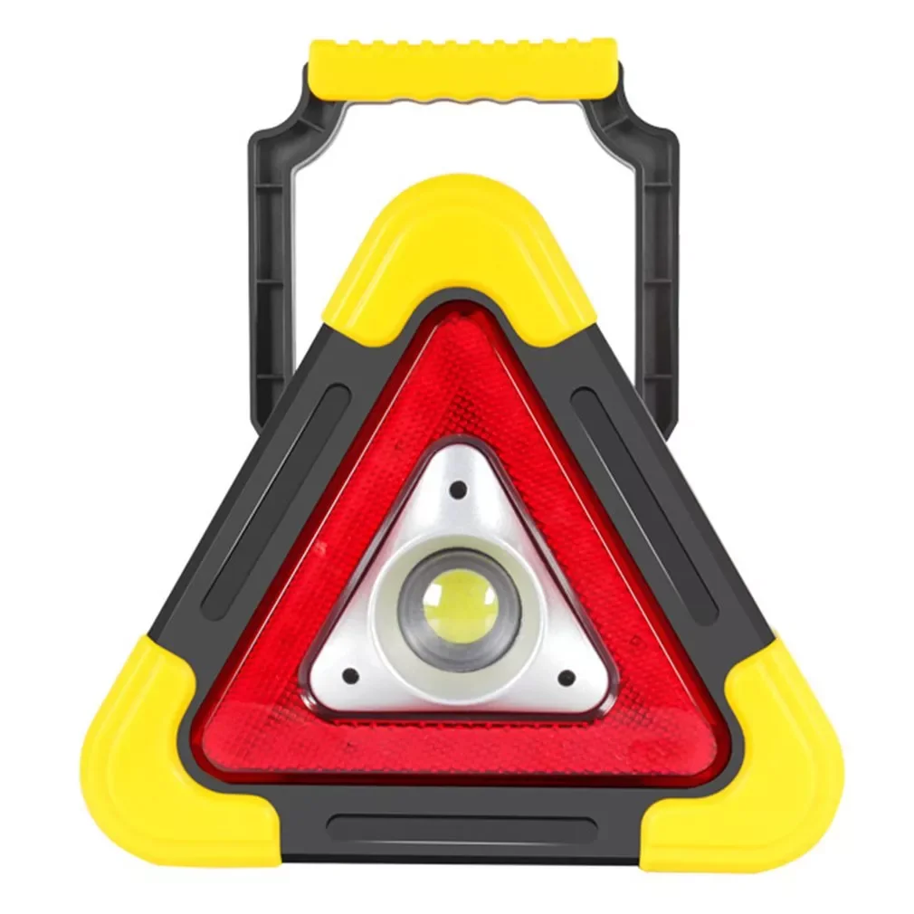 

Car Emergency Safety Triangle Warning Stand LED Light Illuminated Tripod USB Charging Port Three-in-One Warning Sign