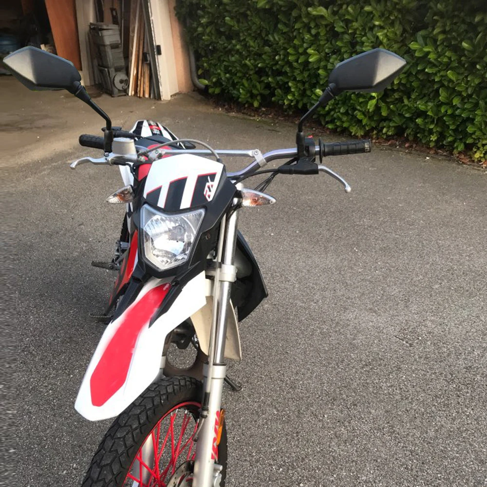 Зеркала заднего вида для мотоцикла 8/10 мм АБС универсальные Benelli TRK 502X 702 TNT25 BJ750 Honda
