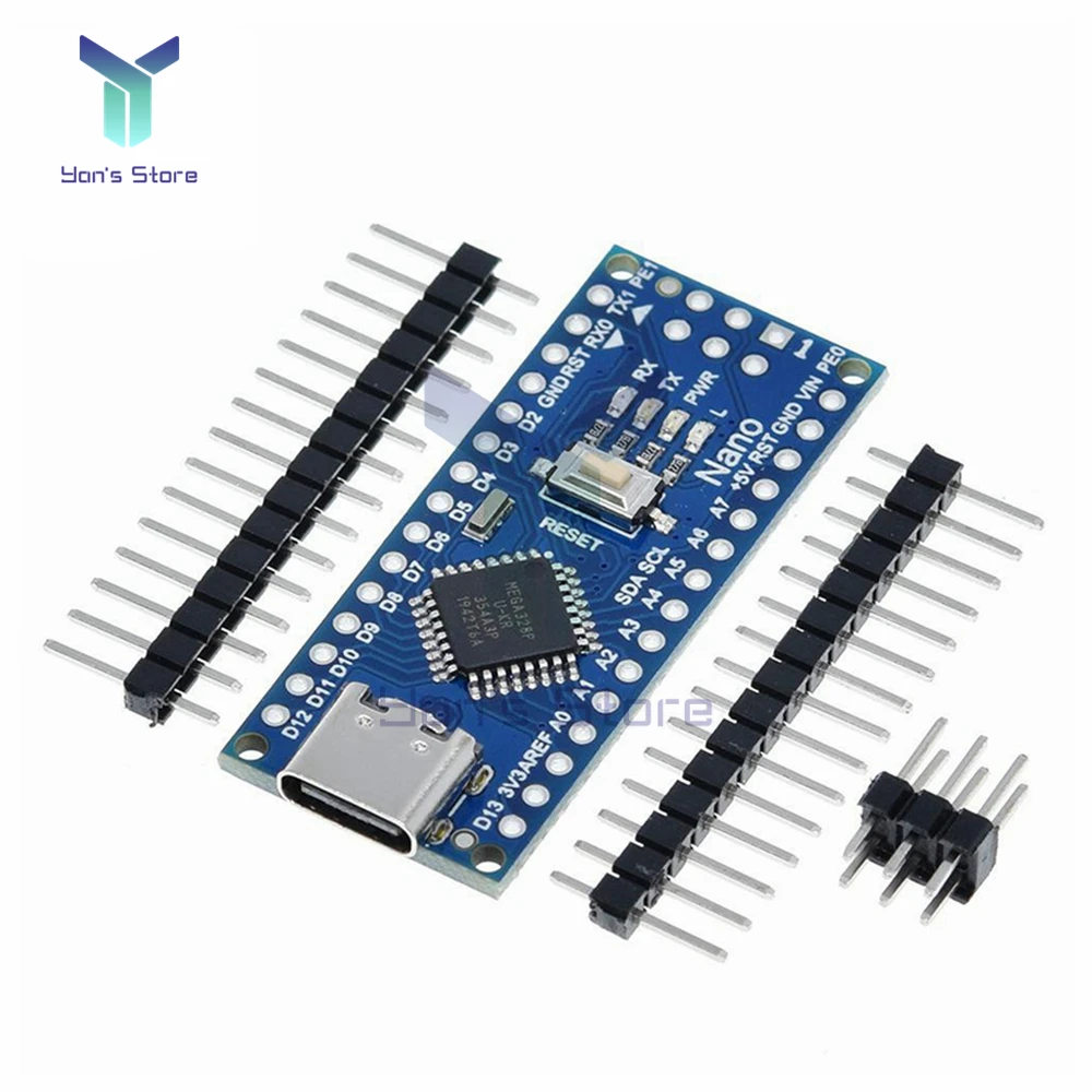 

Плата разработки USB Type-C NANO V3.0 CH340, 5 В, 16 м, плата микроконтроллера для Arduino 328P NANO 3,0 CH340