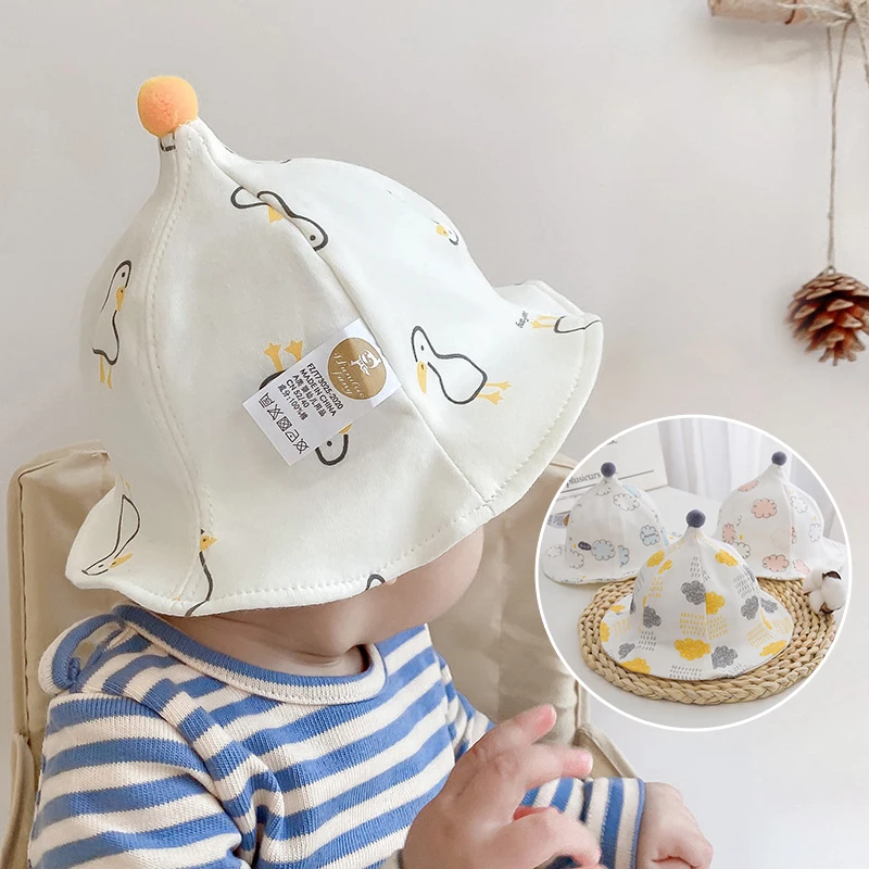 

Панама с мультяшным принтом для мальчиков и девочек 0-10 м