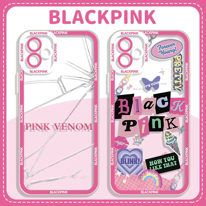 

Blackpink Soft TPU Case for Realme GT Neo 2 3 5 7 7i 8 8i 9 Pro Plus C11 C15 C2 C20 C21 C21Y C31 C35 Silicone Shockproof Cover