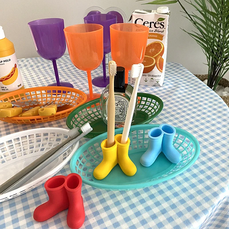 Pen Organizer Tools Creative Mini Rain Shoes