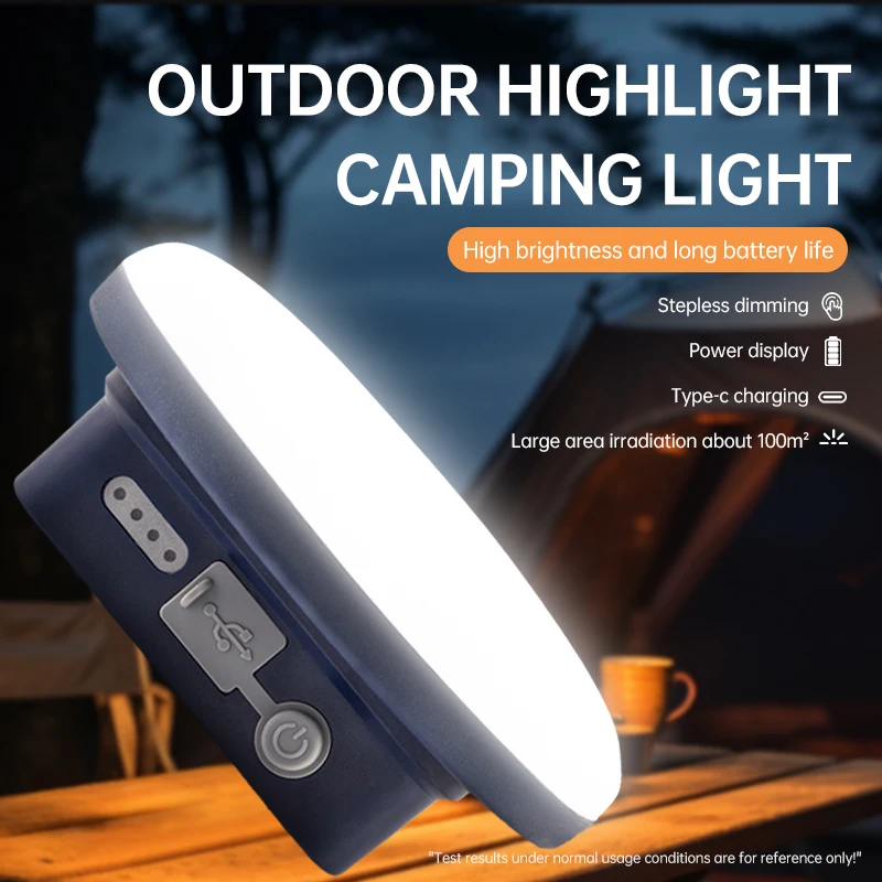 Кемпинговая лампа с длительным сроком службы уличная портативная для палатки