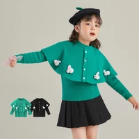 sweater knit wear girl clothes autumn winter warm designer jumper tops for child baby toddlers