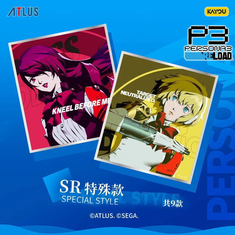Фото Официальные коллекционные карты Kayou Persona 5 Royal Phantom Art Board, полный набор, карты персонажей аниме Persona 3 Reload Moon Shadow №3