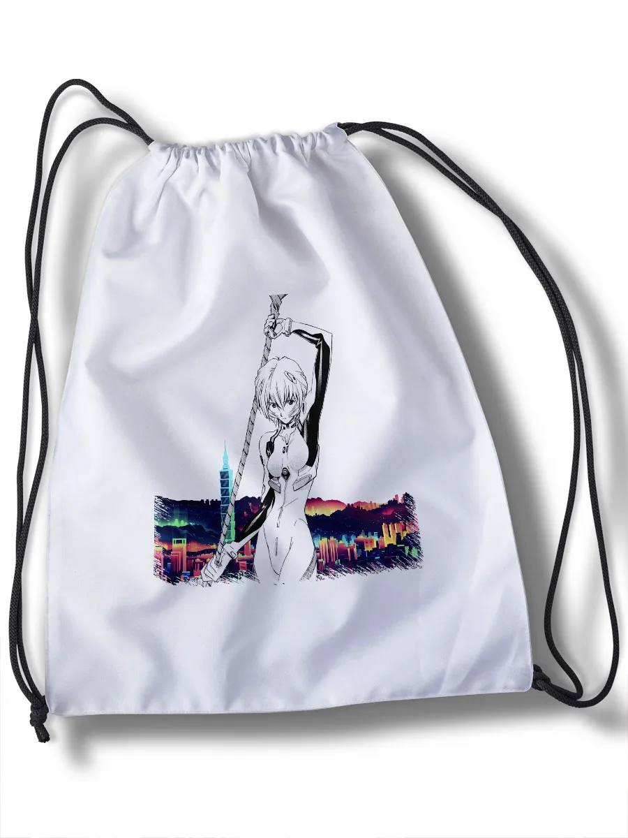 Мешок для cменной обуви и вещей с принтом аниме Евангелион (Evangelion meha роботы) - 30223 |