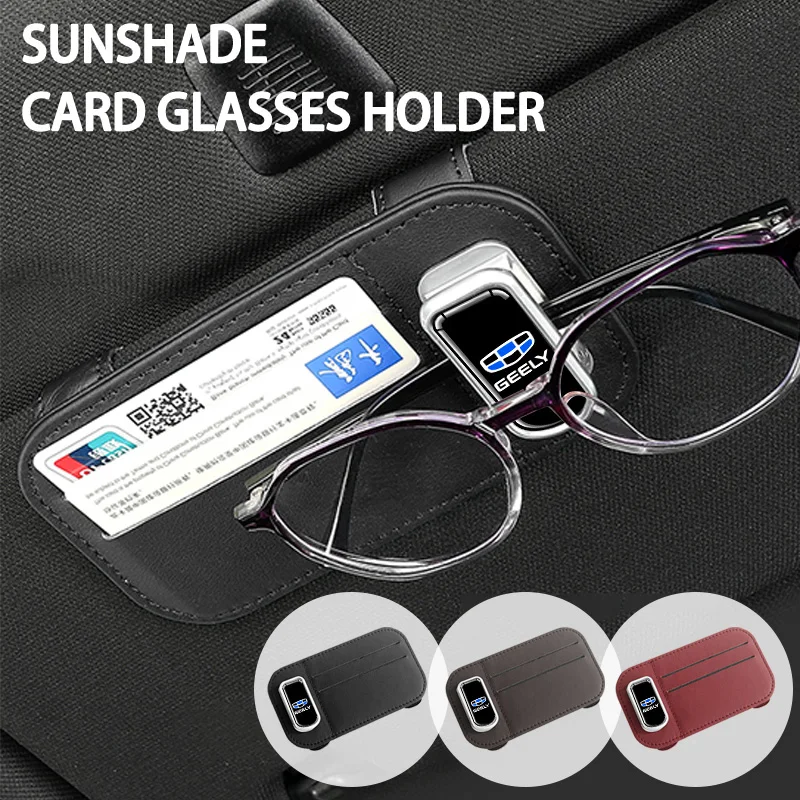 Для Geely многофункциональный автомобильный органайзер для солнцезащитного козырька держатель для карт LC EC8 Atlas CK2 CK3 GT GC9 Геометрия C Tugella GX3 CK