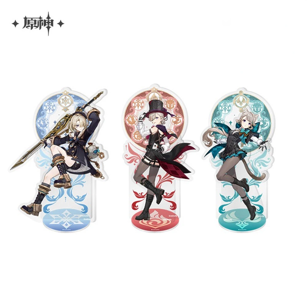 

Новинка 2024, милый аниме косплей михойо, игра Genshin Impact, официальный Lyney Lynette Freminet, акриловая подставка, реквизит C