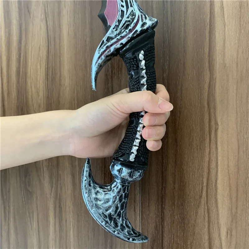 Оружие для косплея из мультфильма Серп 1:1 Orc антимаг Scythe of Vyse игра эльфа аниме