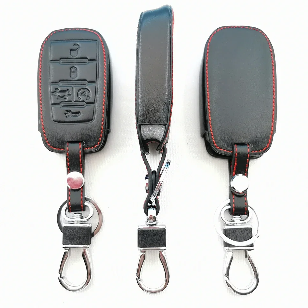 Кожаный чехол для автомобильного ключа Dodge Ram 1500 Trx 2021 2020 Chrysler Cabbage Jeep Grand Cherokee