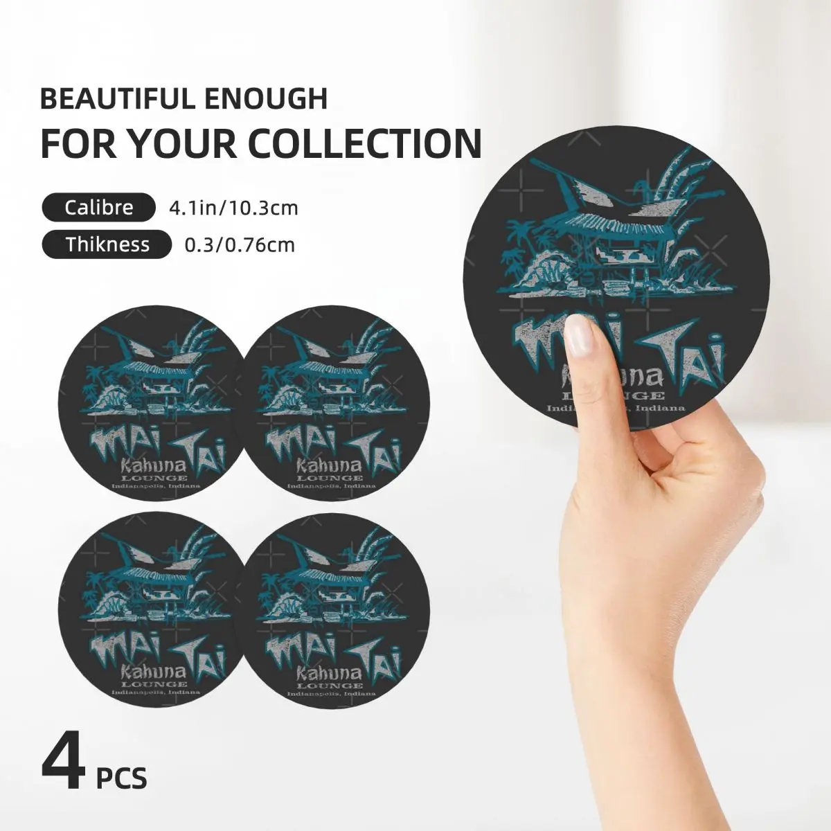 Kahuna Lounge — Mai Tai Indianapolis в керамических подставках принадлежности для кухонного