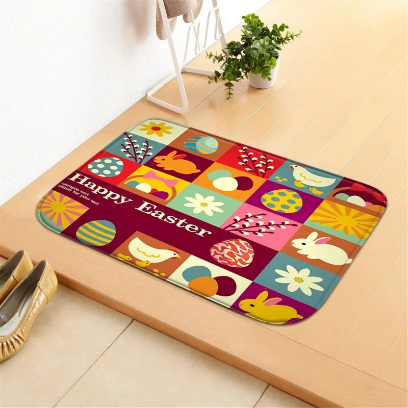 Пасхальный кролик в форме gatekeeper проверки пасхального ковра украшение интерьера