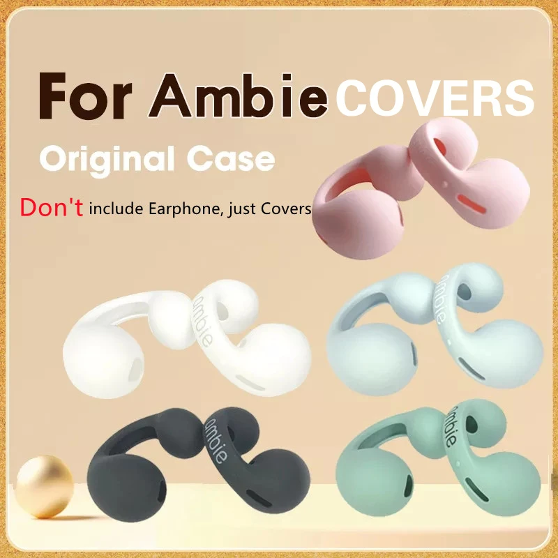 

Cases For Ambie Sound Earcuffs AM-TW01 Bluetooth Earphone Replacement Sleeve Earmuffs Protection Silicone Cover Headset Earpiece