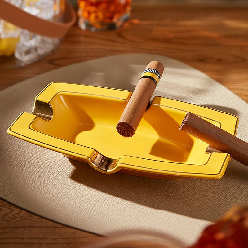 NOW ENJOY пепельница для сигар керамическая большая европейская модная домашняя пепельница для гостиной с 4 слотами аксессуары для курения (art.: 3920d488fd7a4) - 3920d488fd7a4