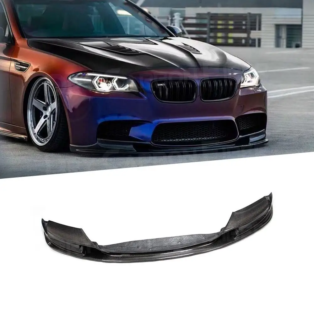 

Carbon Fiber 3D Style Front Bumper Lip Chin Front Lip For BMW 5 Series F10 M5 Sedan 4 Door 2012-2016 Car Accessorise