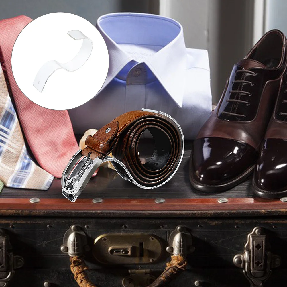 

5 шт. акриловых полок для демонстрации ремней, изысканные подставки для ремней для магазинов, подставки для ремней