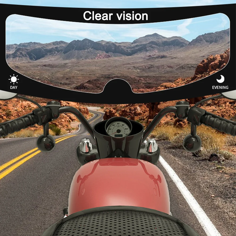 Нашивка на шлем пленка противотуманные наклейки прозрачная противотуманная