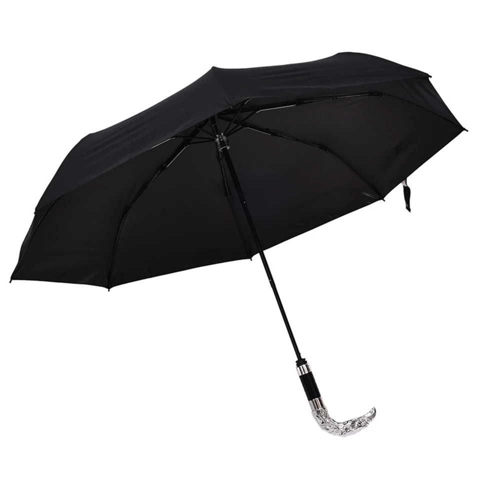 Зонт с защитой от УФ-лучей роскошный складной зонт 8 ребрами рисунком орла