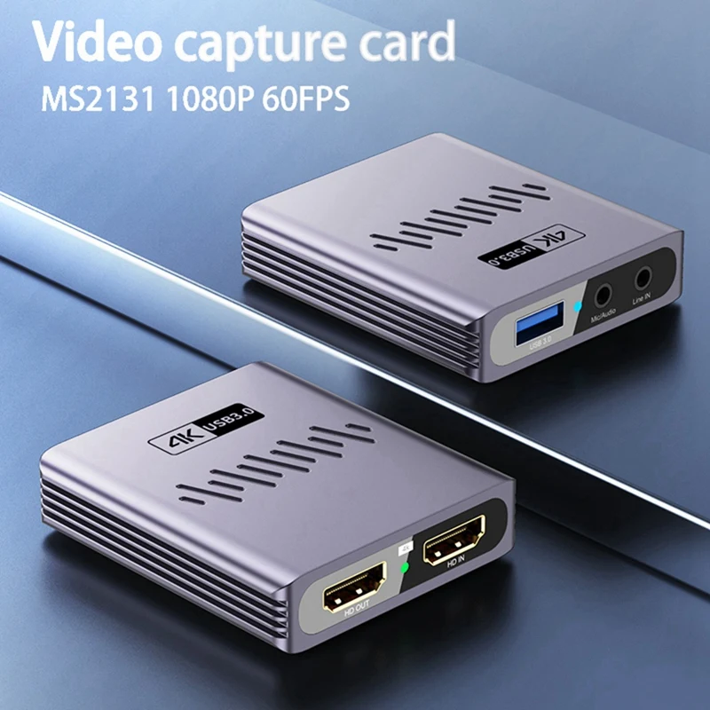 USB3.0 Video Capture 1080P 60FPS Recording Board Streaming For Nintendo Switch PS4 PS5 Camera Card