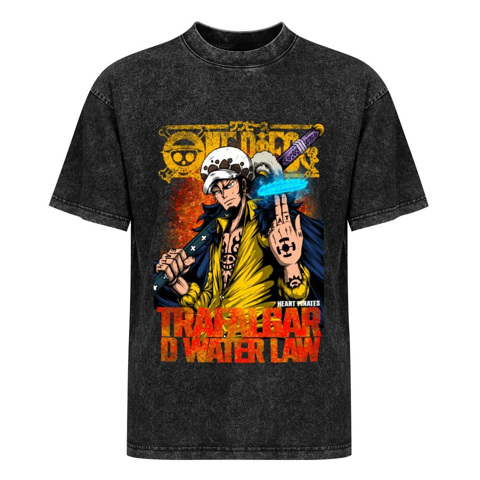 Мужская футболка Trafalgar Law хлопок