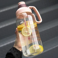20002500 ml water bottles 6784 oz leak proof straw anti drop fast flow trendy water bottle with time reminder drink more water