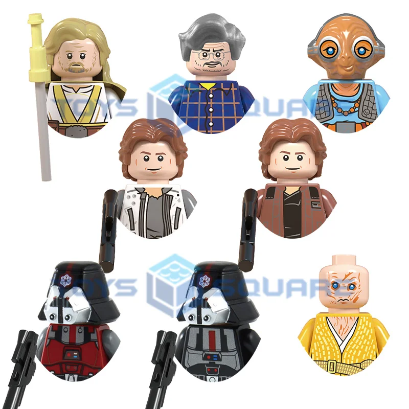 DISNEY Sith пехота Хан Соло снукер Лукас МАЗ каната модель строительные блоки кубики