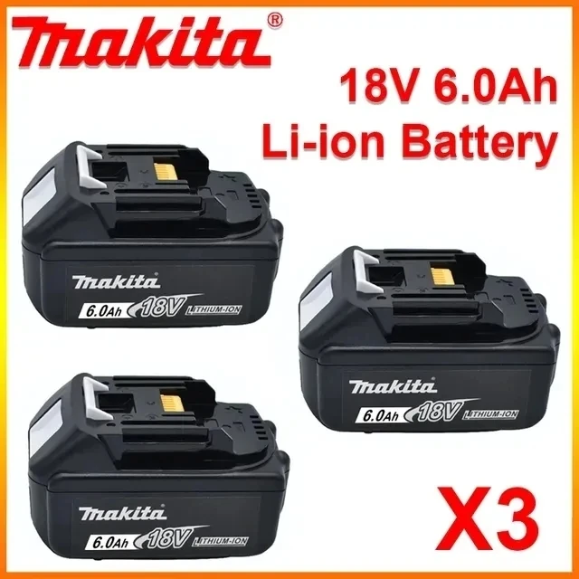 

Оригинальная литий-ионная аккумуляторная батарея Makita 18 в 6000 мАч 18 в, сменные батареи для дрели BL1860 BL1830 BL1850 BL1860B