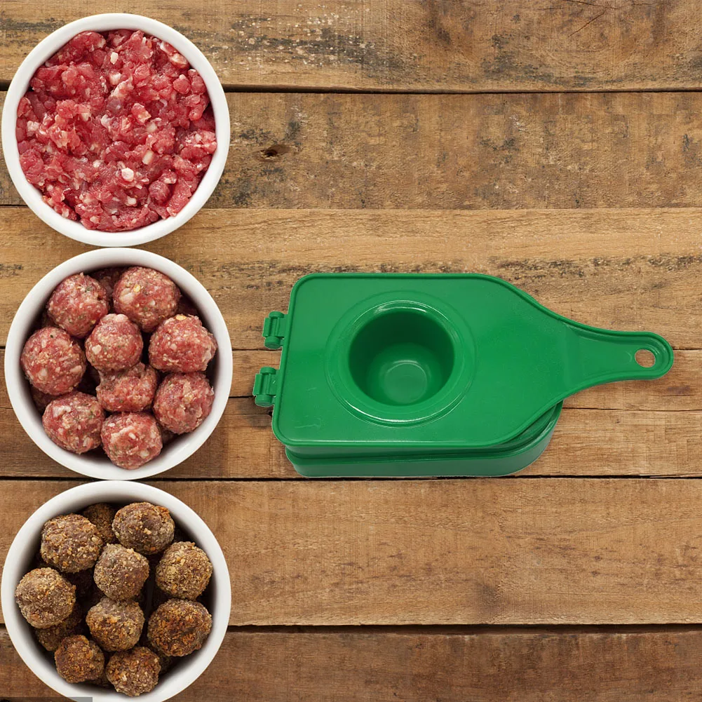 

Bacon Banana Basket Mold Meatball Maker Press Kitchen Cooking Meat Squeeze Tools Household Masher Press Time-Saving Artifact