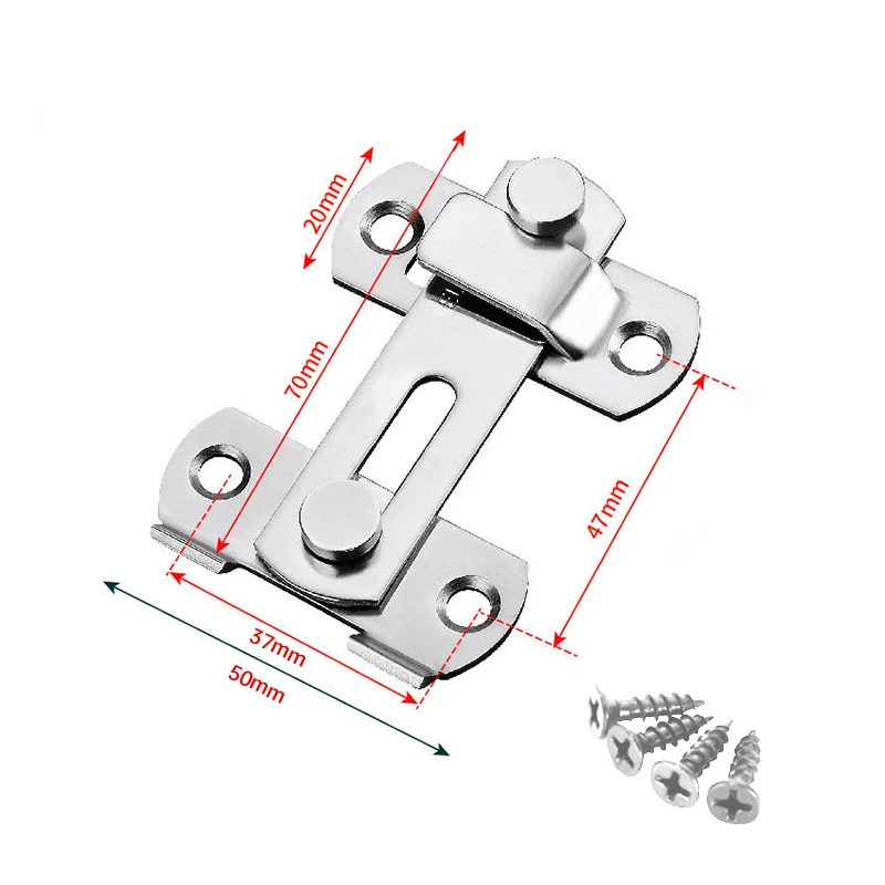

180 градусов фурнитура из нержавеющей стали, защелка для ворот, дверной замок для сарая, детская безопасная защелка, прямоугольная дверная защелка, пружинный фиксированный замок, оконный шкаф