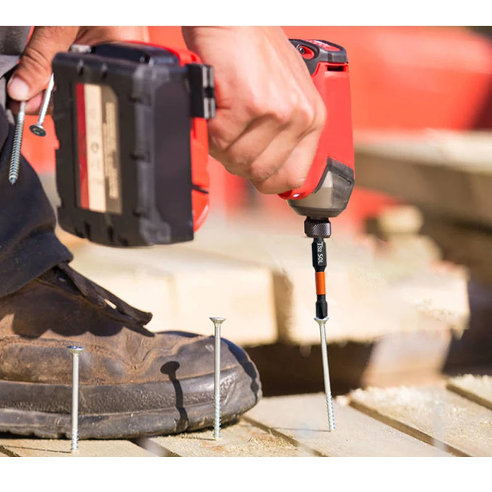 

Heavy Duty Magnetic Alloy Steel PH2 Screwdriver Bit Set with Impact Resistance and Increased Length for Torque Absorption