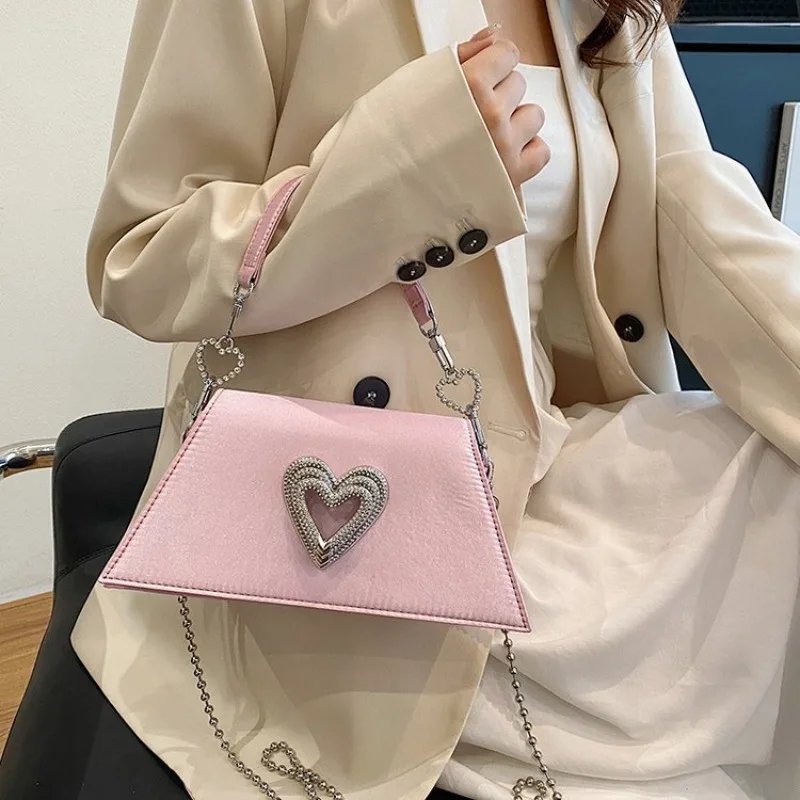 

Love Bag Women's Bag New Senior Sense Shoulder Bag Handbag Texture Foreign Style Armpit Chain Crossbody Niche Large Capacity Bag