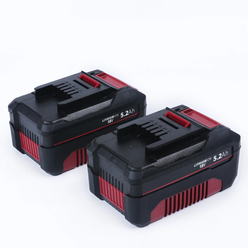 

2 Packs Update New 18V 5.2Ah Lithium-Ion AKKU Battery for 4511481 4511437 for Einhell 18V Power X-Change Power Tools Battery