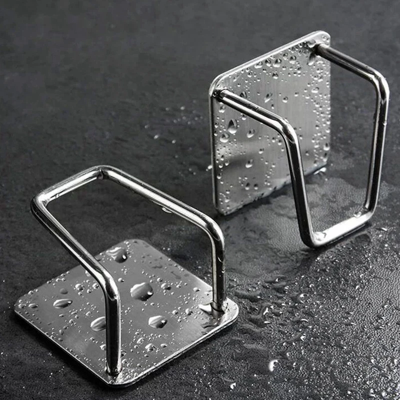 

Новая кухонная раковина из нержавеющей стали, строительная самоклеящаяся сушилка для слива, кухонные настенные крючки, органайзер для хран...