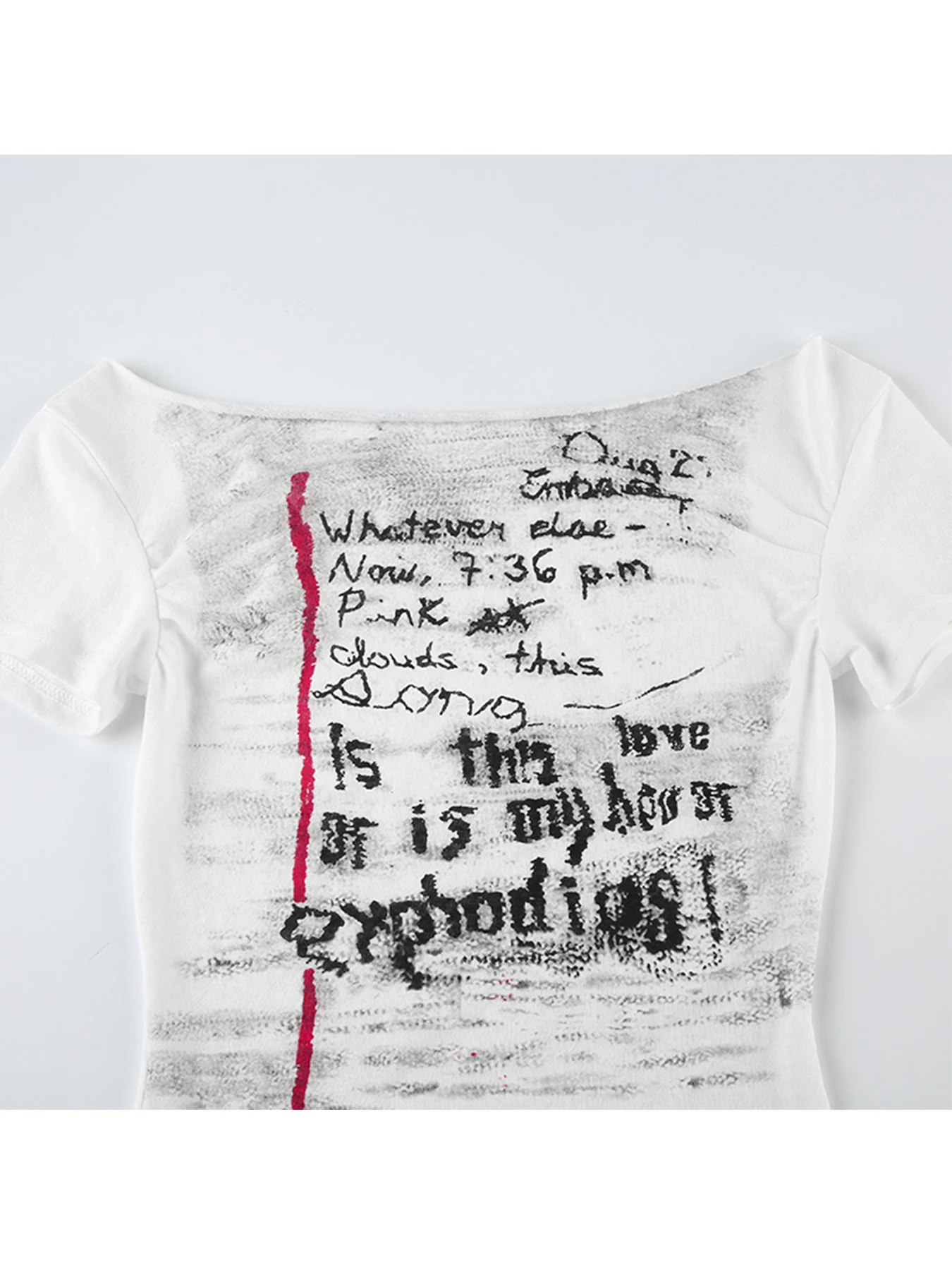 Повседневная футболка IAMSURE с принтом персонажа облегающие футболки открытыми