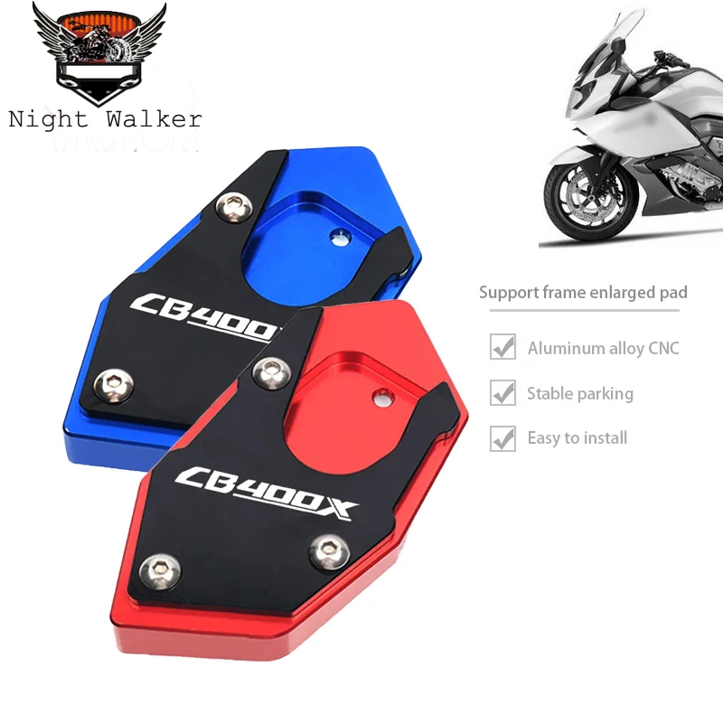 

For HONDA CB400X CB 400X CB400 X 2021-2023 Motorcycle CNC Kickstand Foot Side Stand Extension Pad Support Plate Enlarge Stand