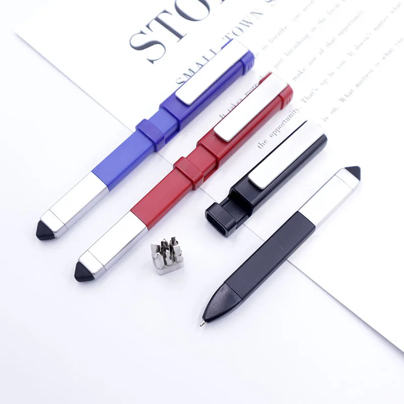 

15PCS Multifunctional mobile phone bracket screwdriver tool ballpoint penplastic capacitor touch screen ballpoint pen