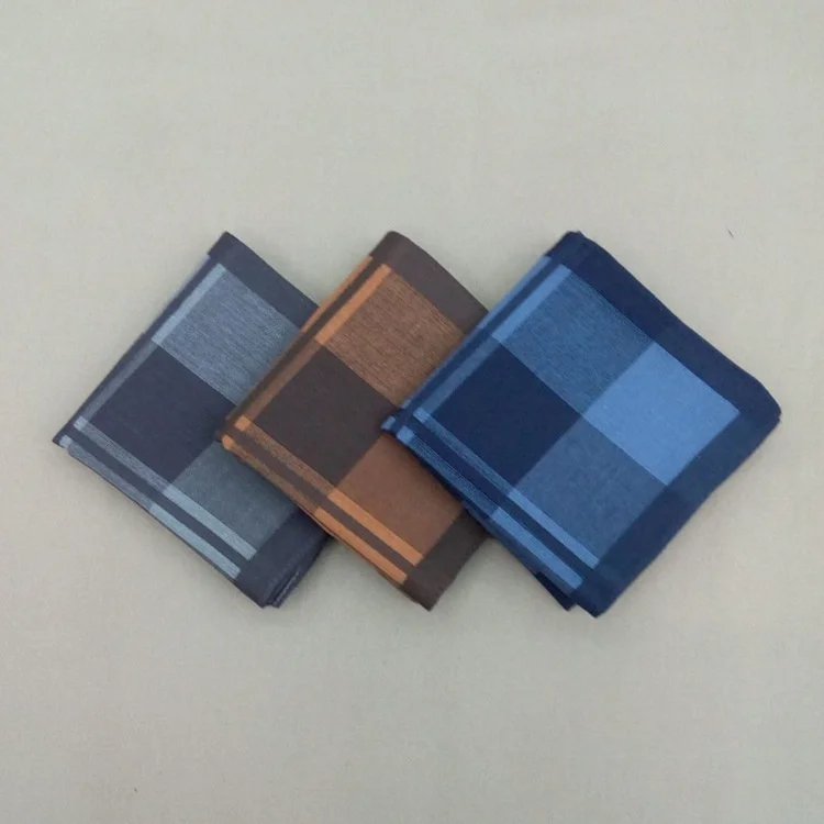 

40 * 40CM Cotton Handkerchief Fine Satin Chocolate Handkerchief Square Scarf