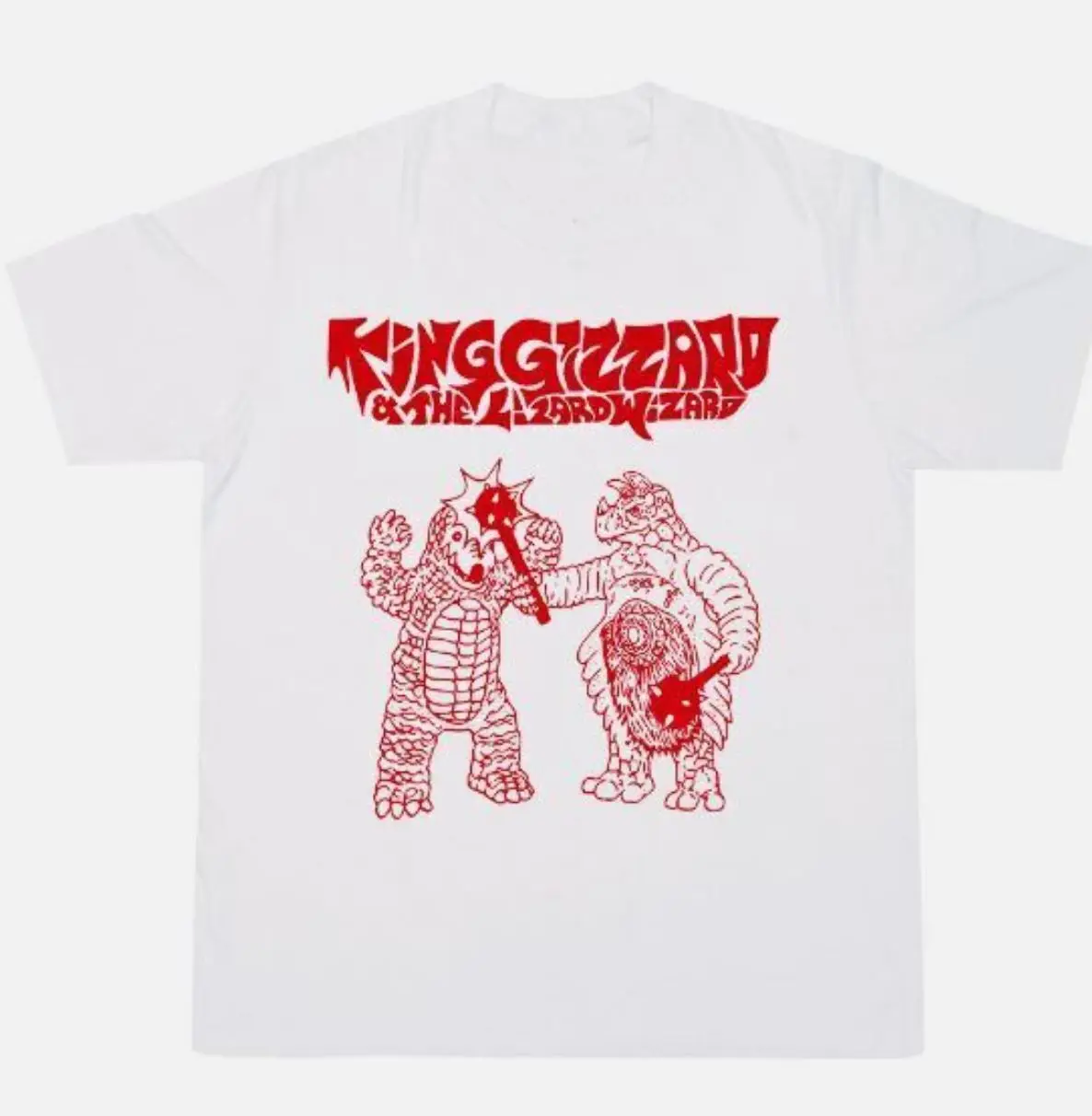 Новинка хлопковая Футболка King Gizzard с волшебником из ящерицы футболка всех