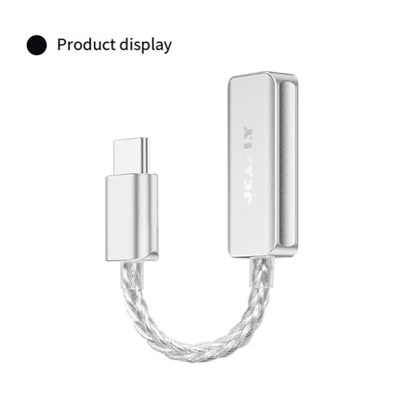 Фото Портативный усилитель для наушников JCALLY DSD256 32Bit 384Khz DAC CS43198 JM98MAX с USB-C на 3,5 мм Type-C AMP №5