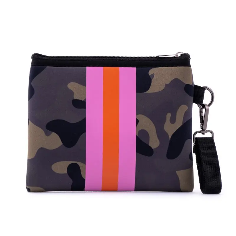 Neoprene Medium Crossbody Casual Lightweight Everyday Hand Bag for Women with Makeup Pouch, Neoprene Tote