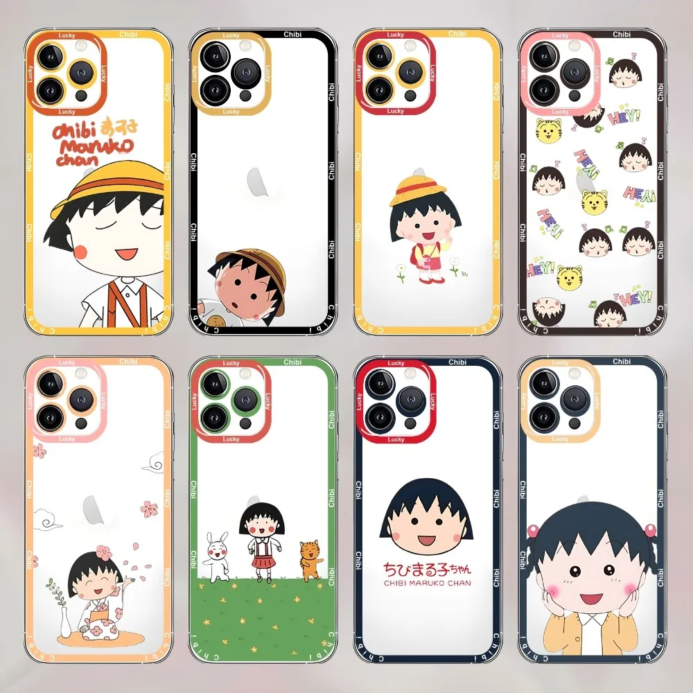 C-Chibi M-Maruko C-Chan Phone Case For IPhone 11 12 13 14 15 Pro Promax Plus Mini 16 16plus 16promax