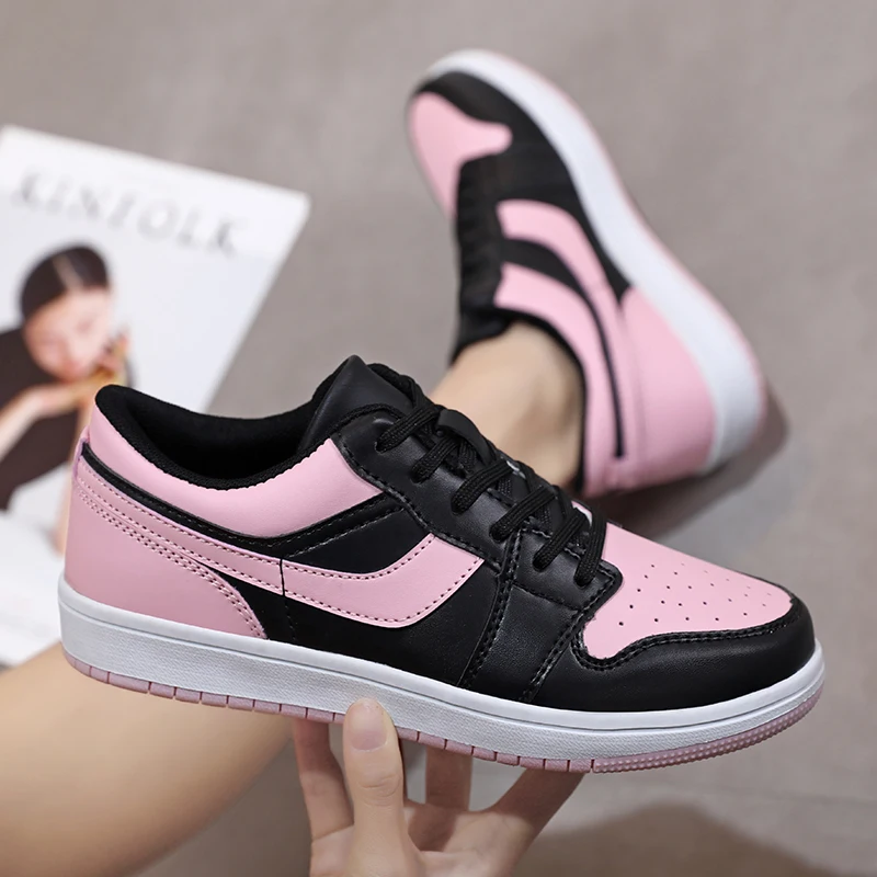 

Women Skateboarding Shoes Fashion Casual Flat Shoes Woman Flats PU Leather Sneakers Contact Me For Original Types 15 Colors