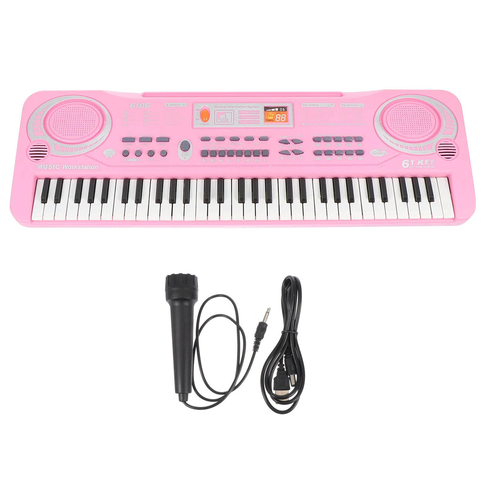 

1Pc Piano Keyboard Toy Multi-functional Electronic Kids Plaything for Kids )