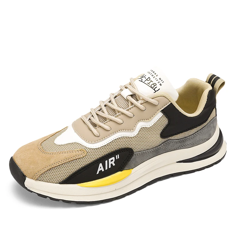 

Men's Sports Shoes Autumn Running Shoes New Outdoor Male Boys Soft Trainers Non-Slip Fashion Sneakers Lace Up Flats
