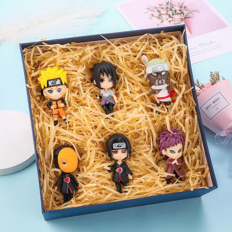 

Hand-Made Naruto Q Version Hand-Made Model Naruto Kakashi Car Decoration Birthday Gift for Boy Gift Box