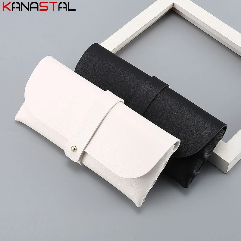 

Новинка, портативный Кожаный Чехол для очков, сумка для очков из ПВХ и кожи, футляр для очков ручной работы, футляр для солнцезащитных очков